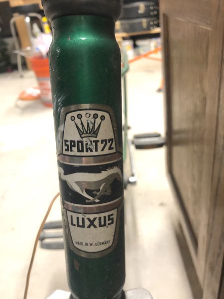 The headbadge decal IDs it as a Luxus Sport 72, made in West Germany, for whatever that's worth.